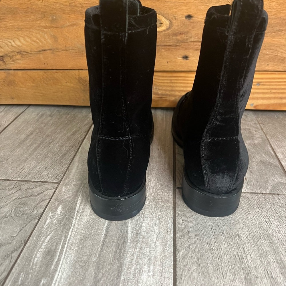 Frye Veronica Velvet Combat Boots - Picture 5 of 11